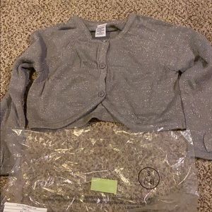 NWT. Gymboree grey cardigan